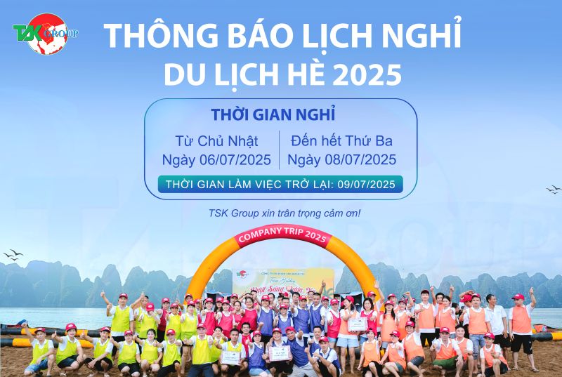 Thông báo nghỉ du lịch 2025