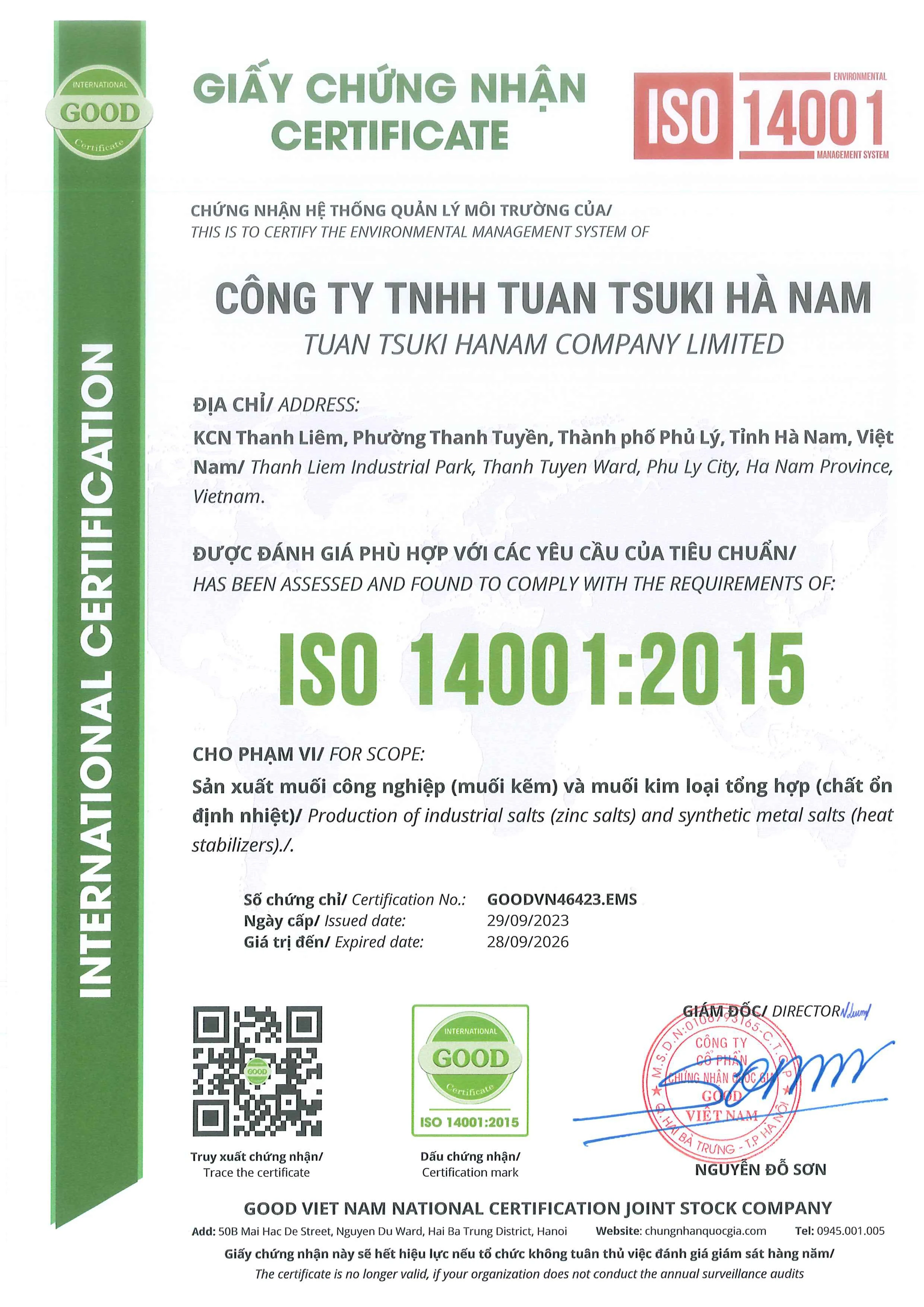 ISO 14001 2015