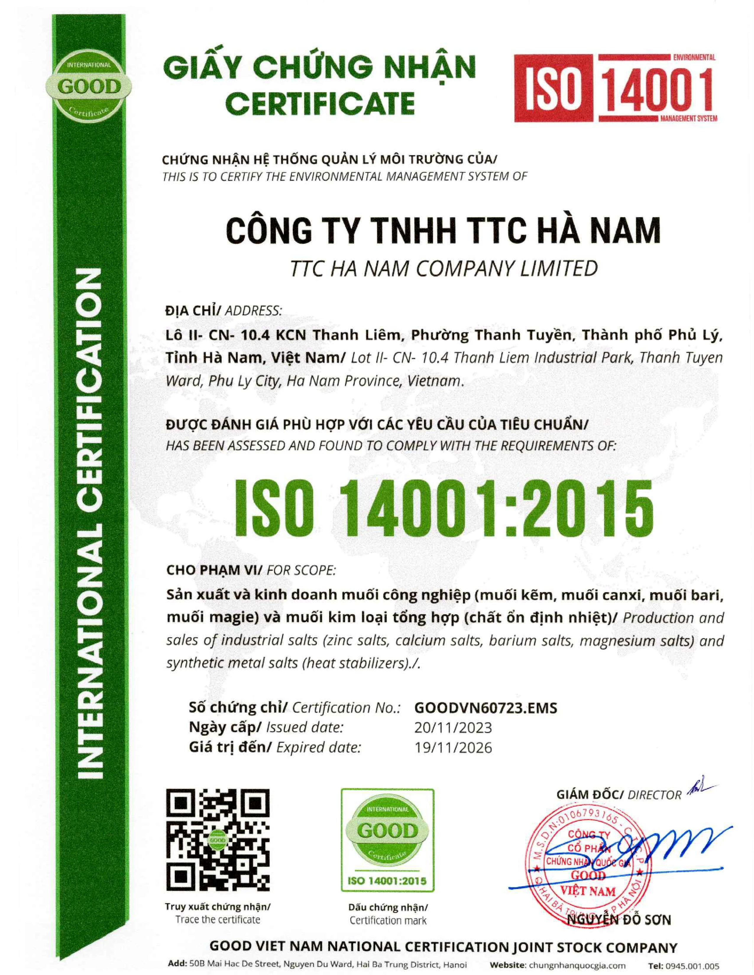 ISO 14001 2015